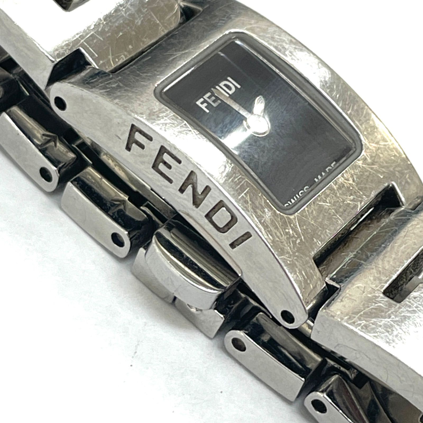 FENDI フェンディ 3150L スクエア シルバー文字盤 レディース腕時計