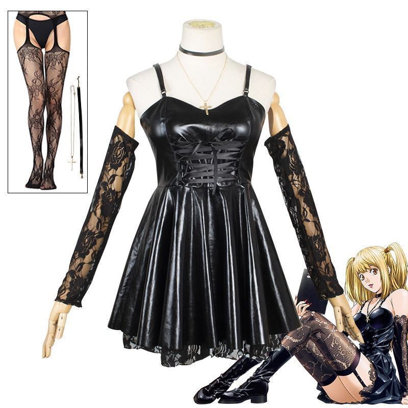 コスプレ衣装 DEATH NOTE デスノート 弥海砂（あまね ミサ、Misa Amane）風 メイド服 ブラック レディース Cosplay 学園祭  文化祭 仮装 パーティー ハロウィン コスチューム - メルカリ