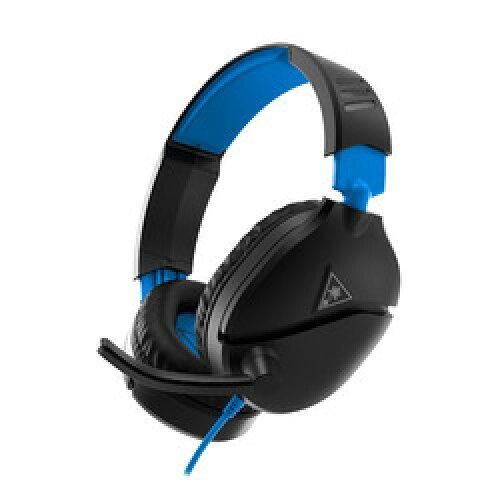 【新品・2営業日で発送】Turtle Beach RECON 70Pブラック/ブルー ゲーミングヘッドセット折り畳みマイク(TBS-3555-04)