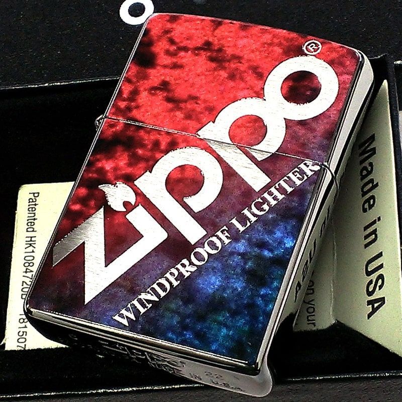 ZIPPO グラデーション ジッポ ライター かっこいい Zippo Logo レッド 