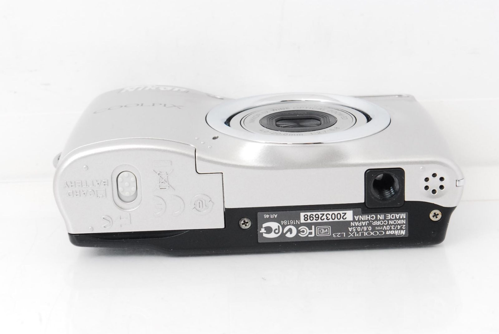 ❤️美品✨シンプル操作で初心者安心♪☆ニコン COOLPIX L23 シルバー 