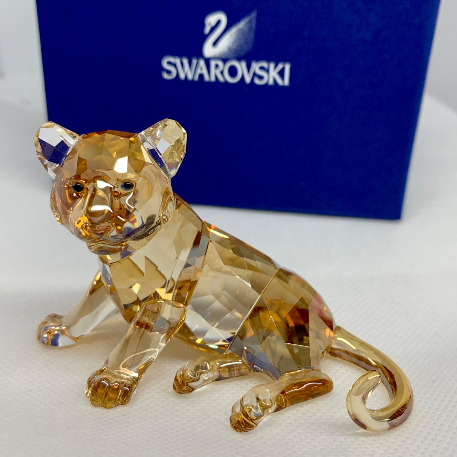 SWAROVSKI スワロフスキー TIGER CUB SITTING トラの赤ちゃん（座り ...