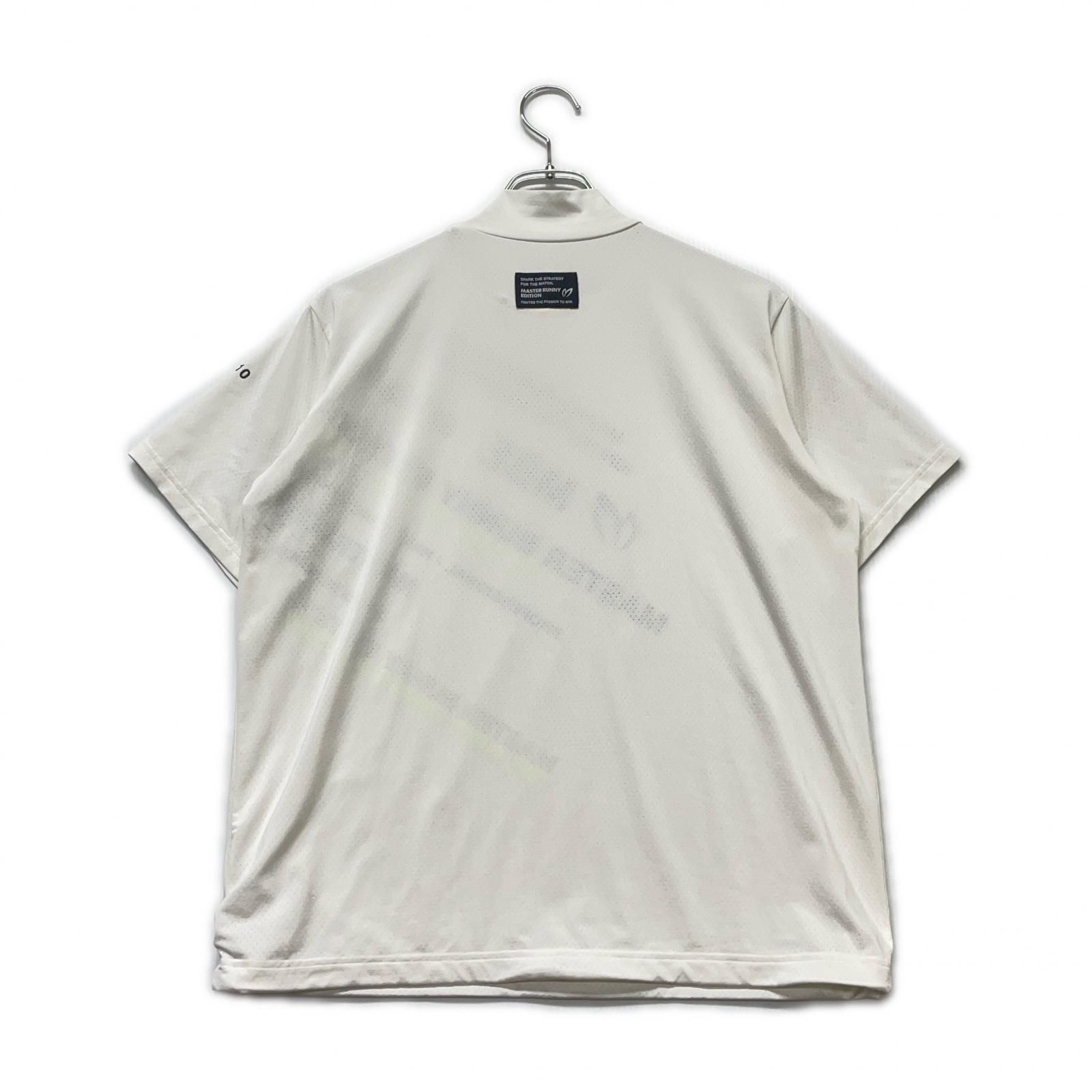 レディース マスターバニーエディション MASTER BUNNY EDITION 半袖シャツ 0 S 白 ホワイト モックネック 薄手 24モデル