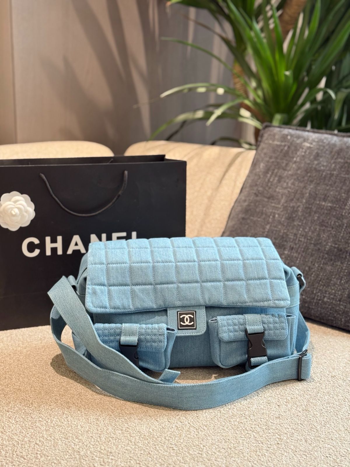 今日特価】Chanel Denim Vintage Bag / シャネル デニム