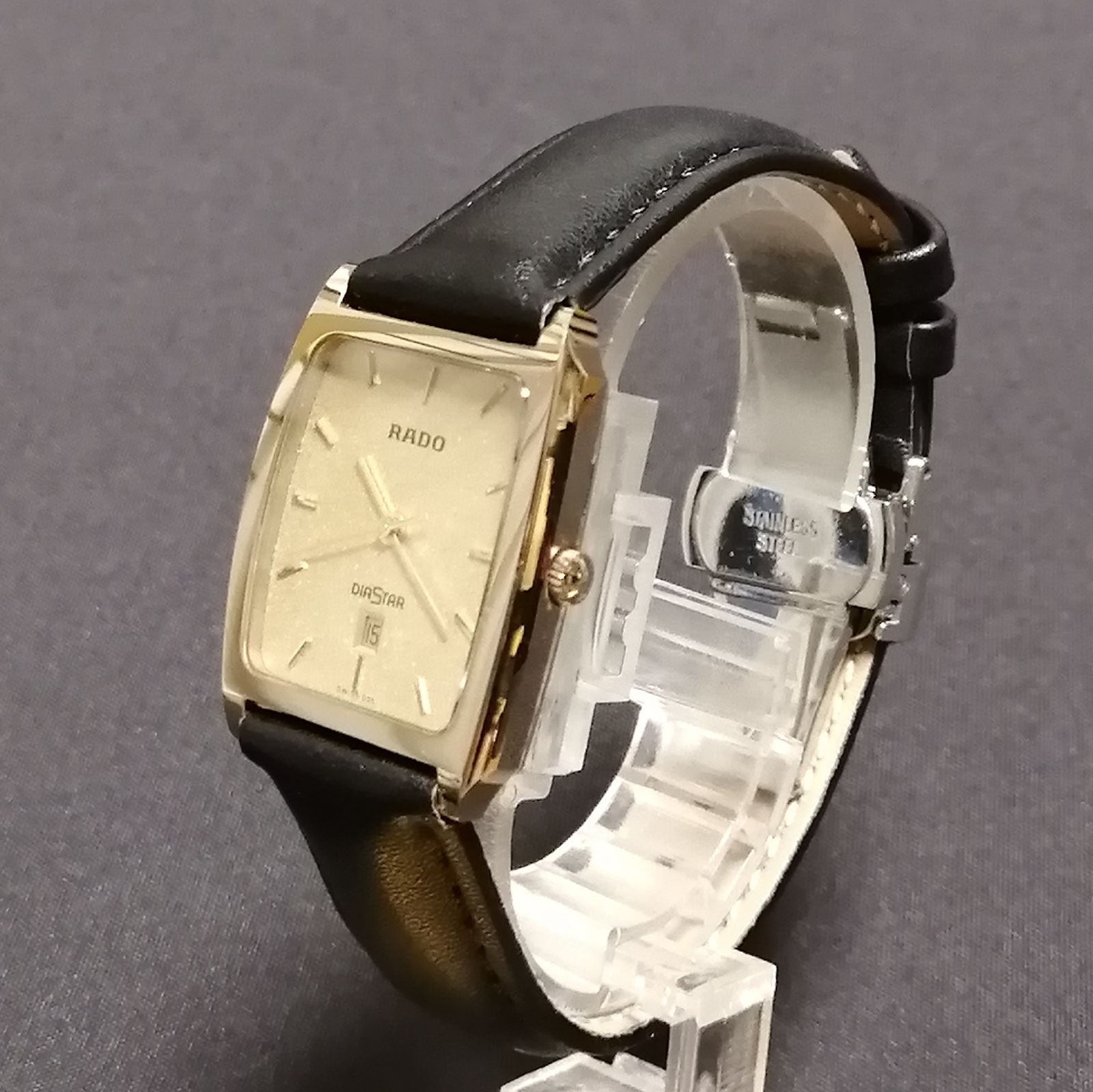 ラドー☆RADO▷ダイアスター♢極美品♪Qz稼働良好○メンズ腕時計 