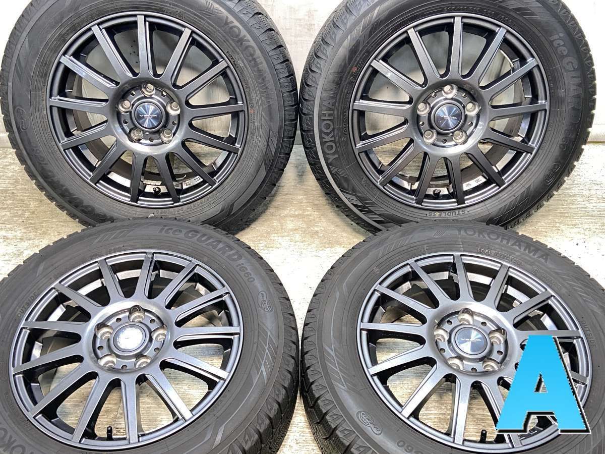 215|60R16 ヨコハマ アイスガード iG60 VELVA 16x6.5 53 114.3-5穴 タイヤ スタッドレスタイヤ ホイールセット 4本セット w16250607911
