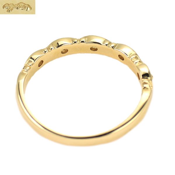 アガット K10YG ダイヤモンド リング 0.07ct - メルカリ