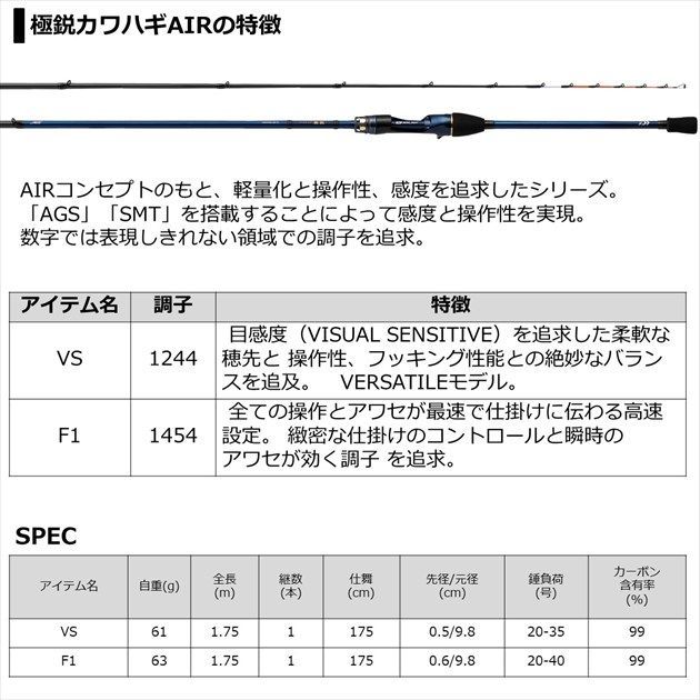 極鋭 カワハギ AIR VS - メルカリ