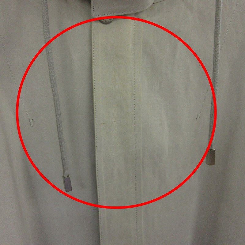 ルイヴィトン LOUIS VUITTON フーデットコート 裏地ダミエ コットン  