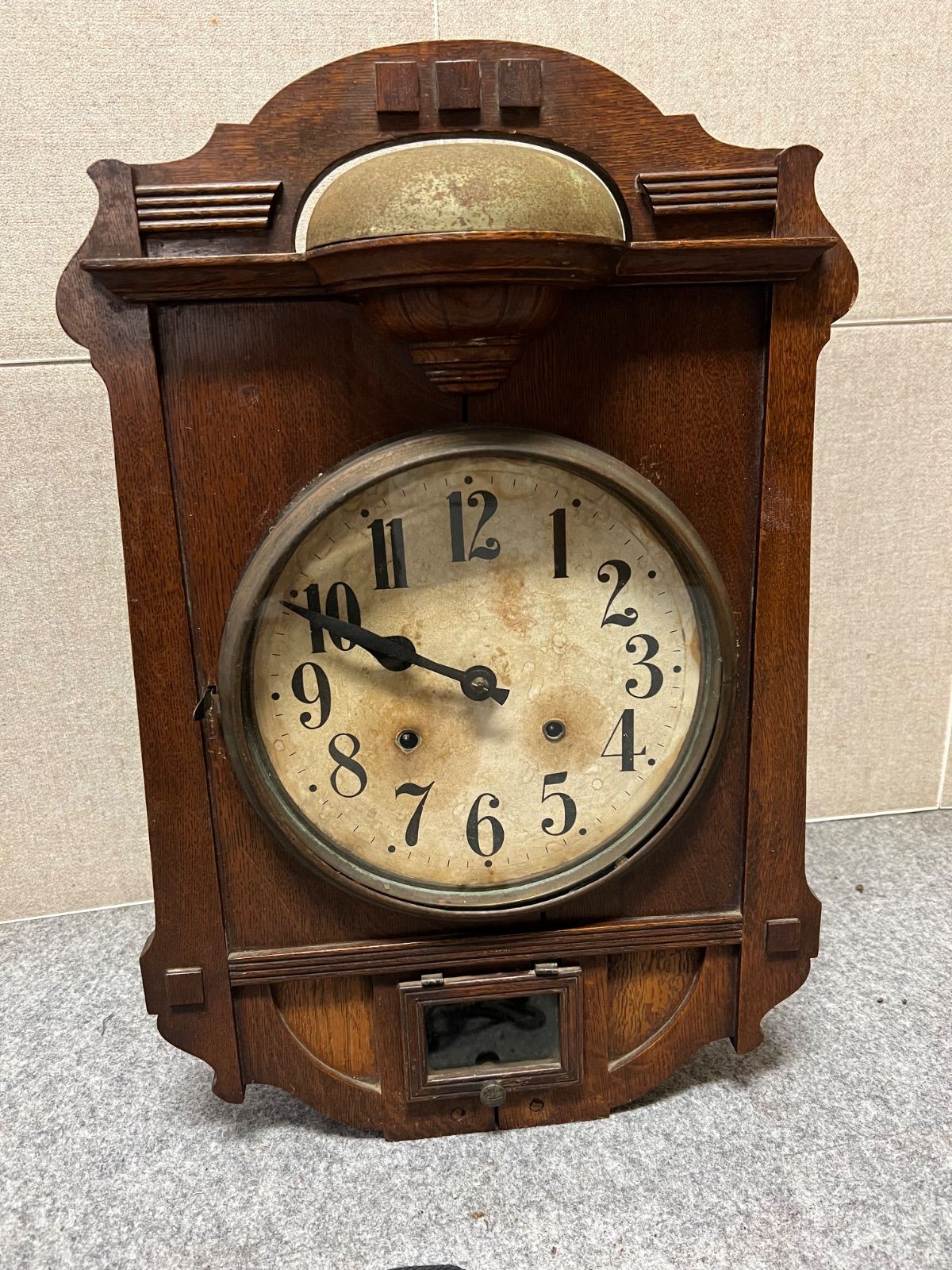 古時計 アンティーク掛時計 ゼンマイ機械 振り子時計 精工舎