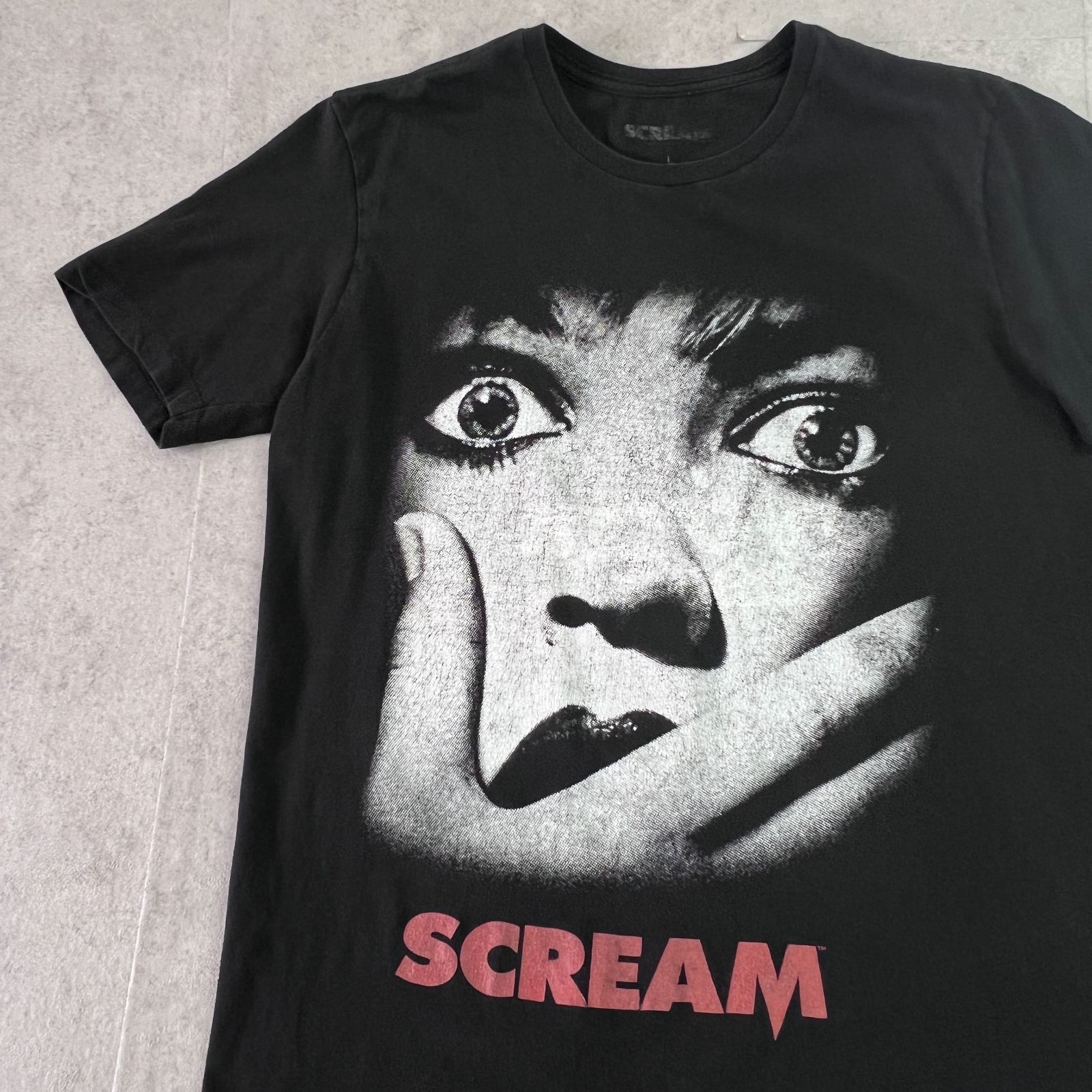 希少デザイン SCREAM スクリーム 人気ホラームービー トップス 半袖Tシャツ 古着 ブラック 黒 L - メルカリ