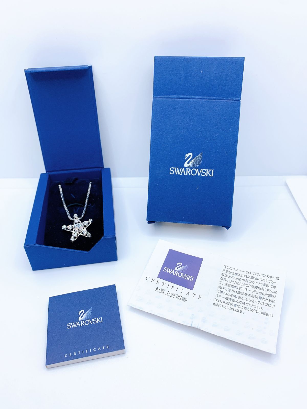 Swarovski/スワロフスキー　ネックレス　ペンダント　スターモチーフ　　AT019