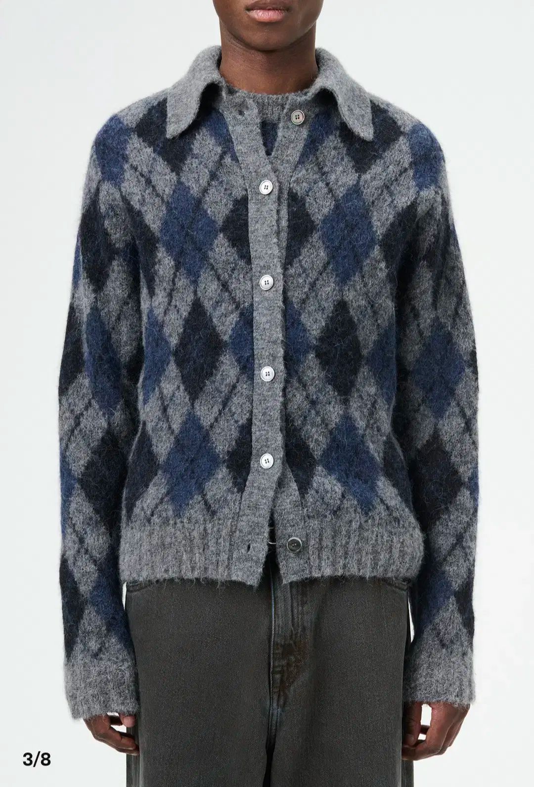 our legacy（アワーレガシー）イブニングポロ アーガイルパターン 46 our legacy（アワーレガシー）イブニングポロ アーガイルパターン 46