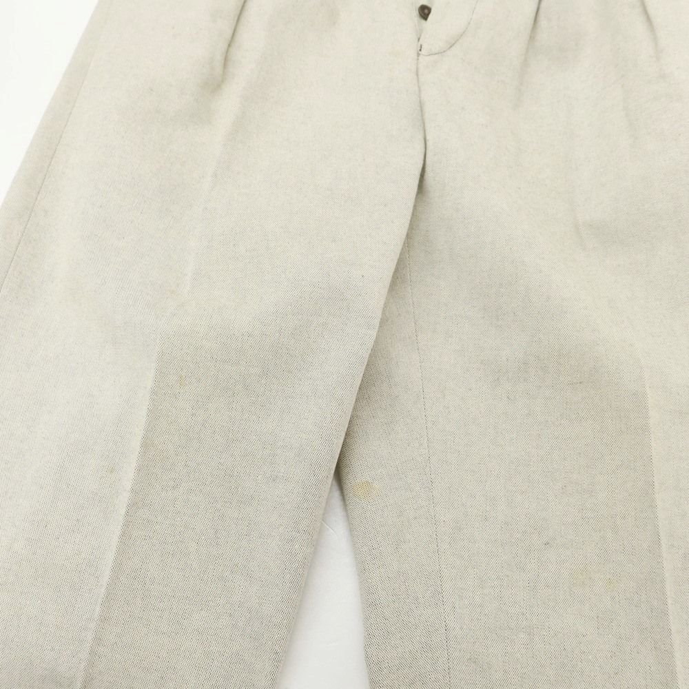 中古】ニート NEAT コットン ワイド カジュアルスラックスパンツ