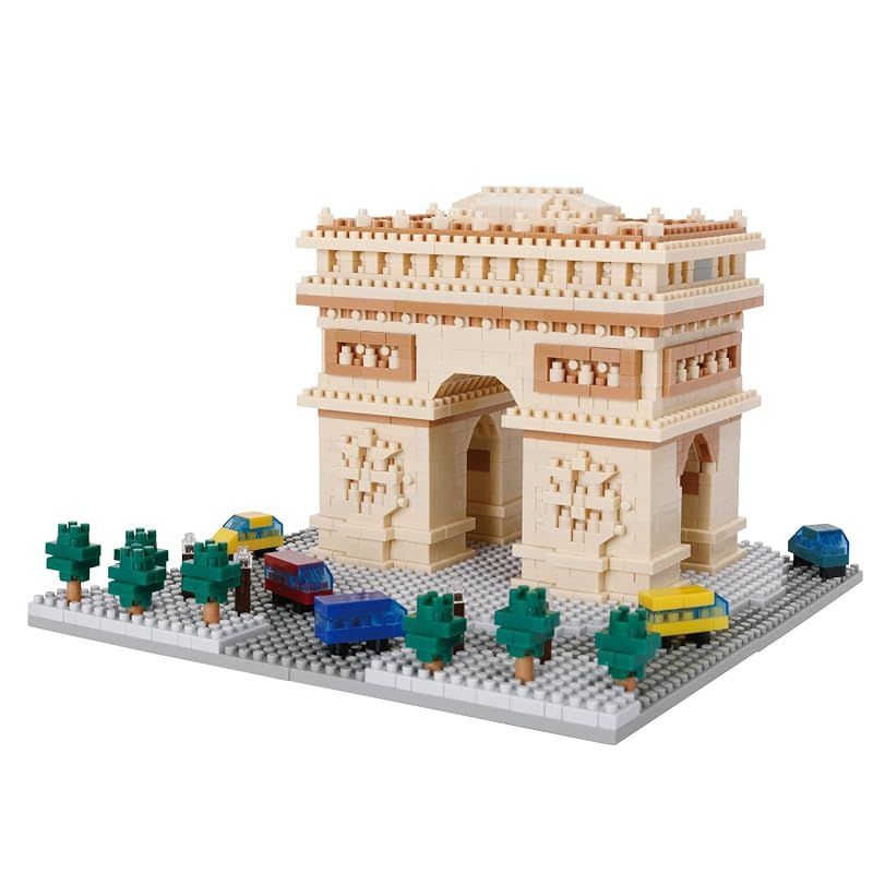 【在庫セール】カワダ(Kawada) nanoblock ? 世界的に有名 ? 凱旋門レトワールデラックスエディション アドバンスドホビーシリーズ組み立てキット 1