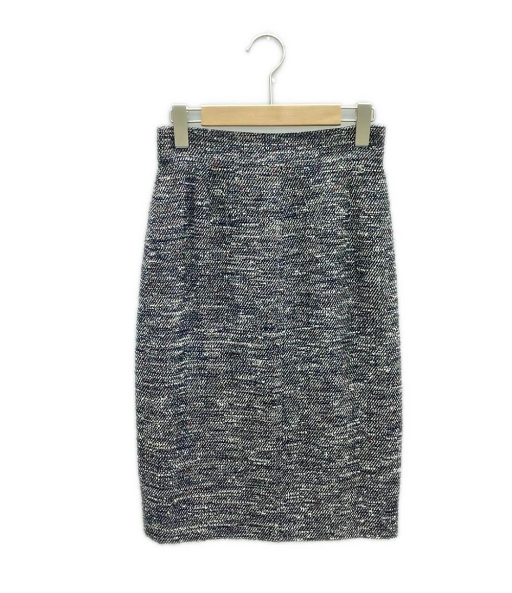 シャネル アクリルツイードスカート レディース SIZE 36 M CHANEL