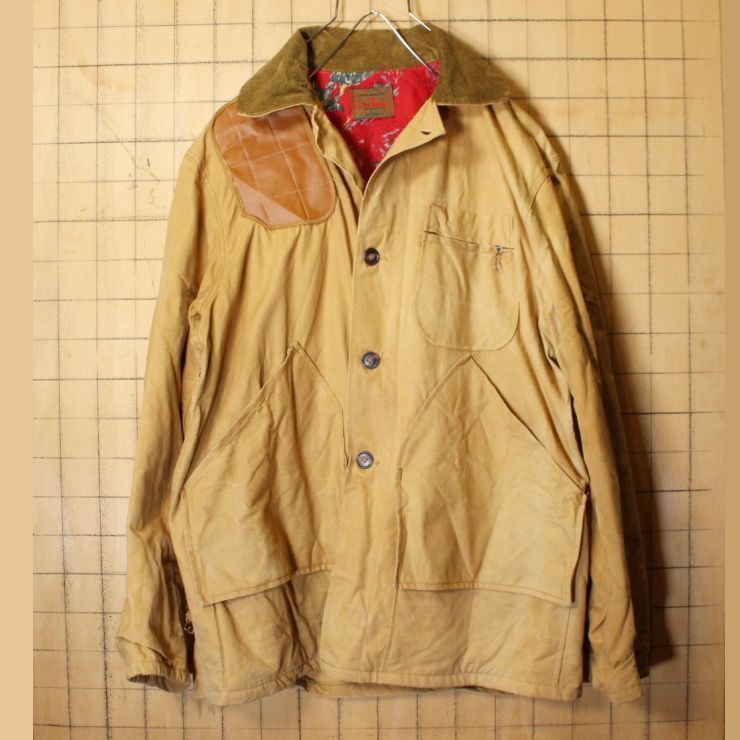 60s70s USA製SAFTBAKハンティングジャケットベージュL aw104 - メルカリ