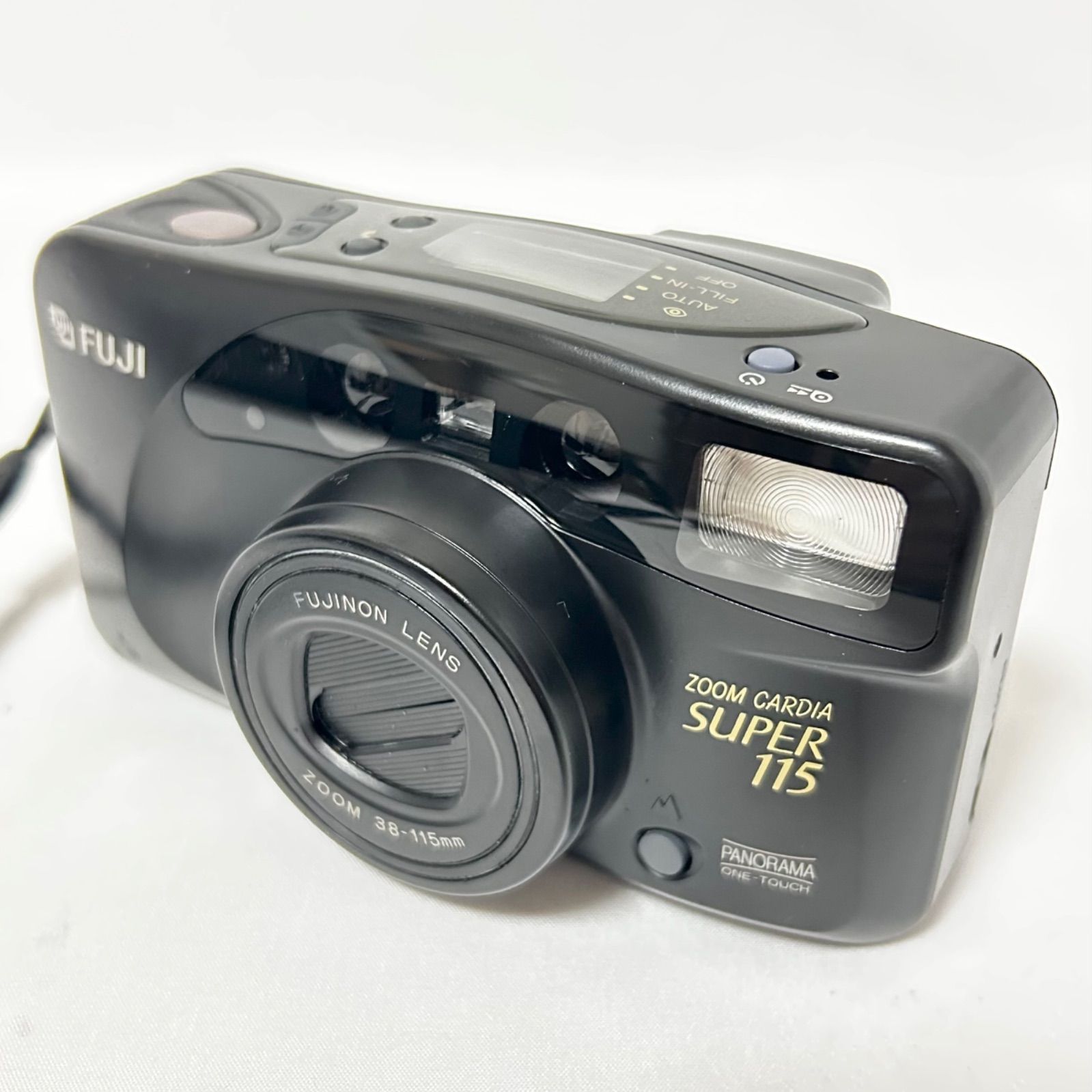 完全動作】FUJIFILM ZOOM CARDIA SUPER 115 コンパクトフィルムカメラ