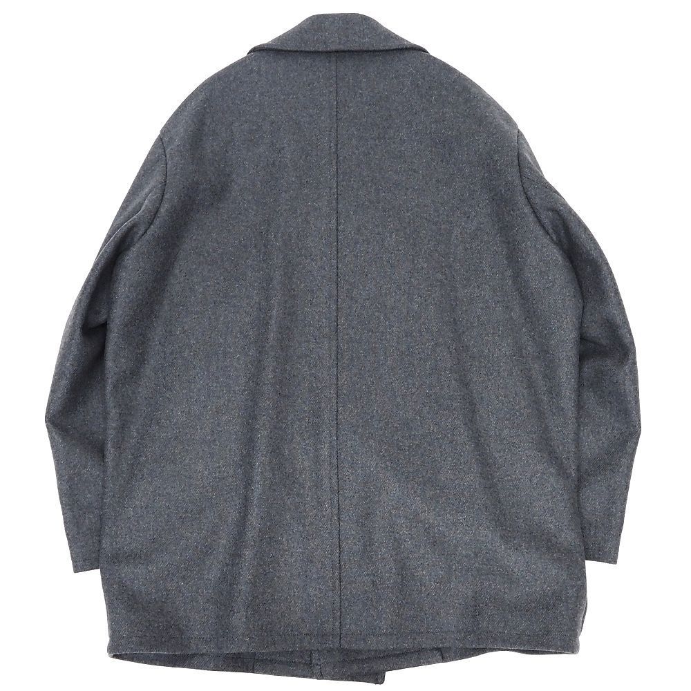 新品 SOFTHYPHEN BASIC PEA COAT Pコート 【サイズ：02】 グレー
