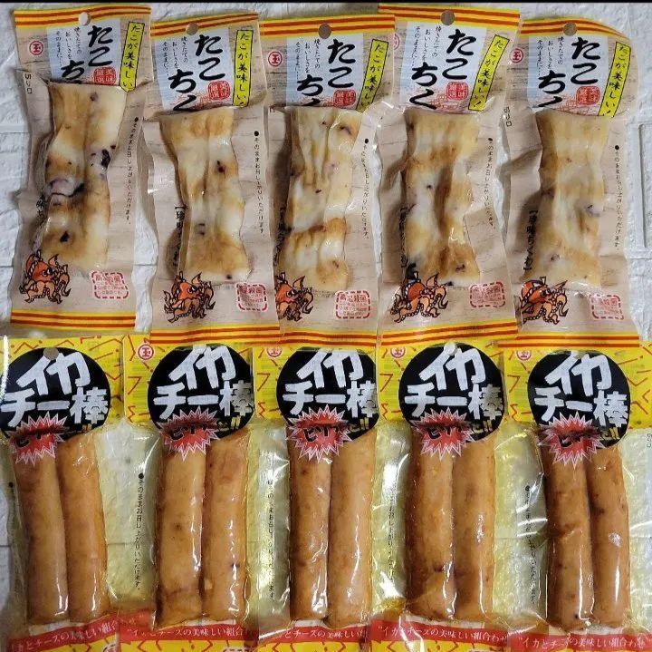 丸玉水産「たこちく」たこが美味しい 珍味 5袋 - 魚介類(加工食品)