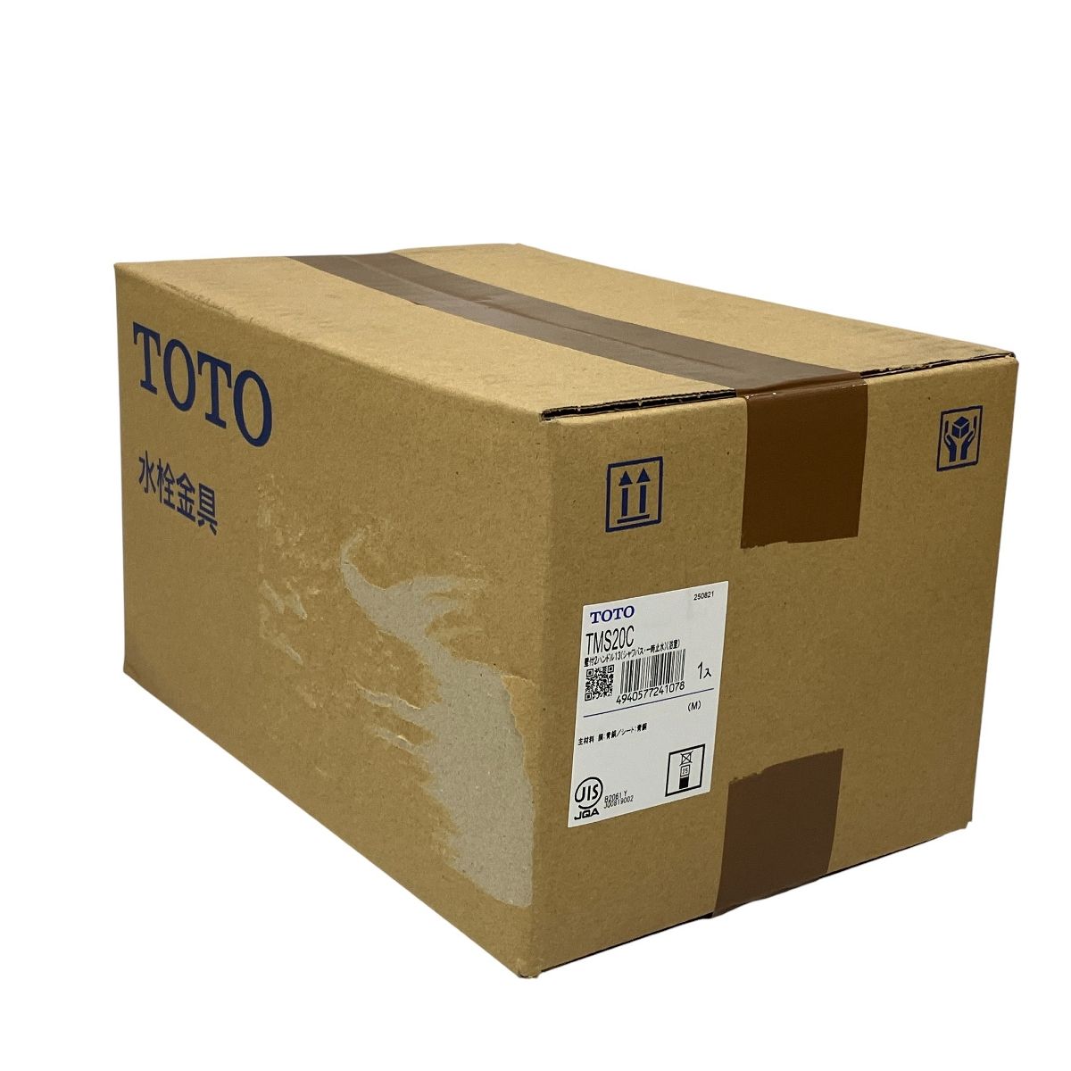 TOTO TMS20C 壁付2ハンドル13 混合水栓 シャワーヘッド ♥ 未開封 T10508636