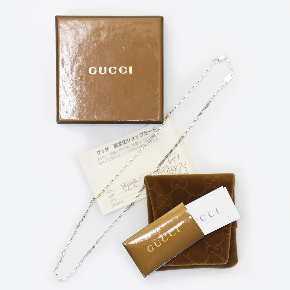 GUCCI チェーン ネックレス SV925 シルバー silver アズキ ベネチアン 