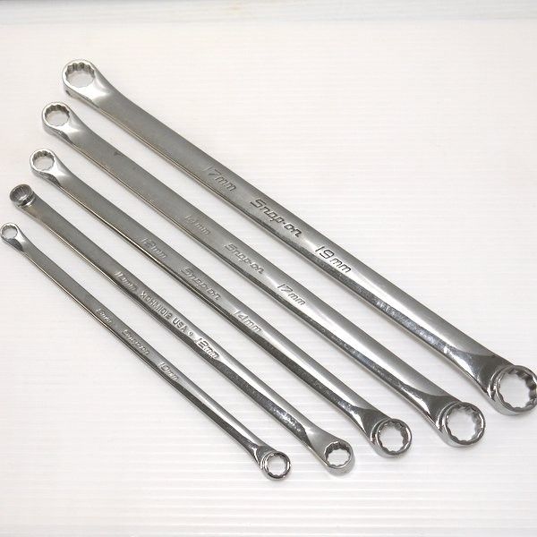 Snap-on 60°オフセットめがねレンチ XOM 7本セット スナップオン