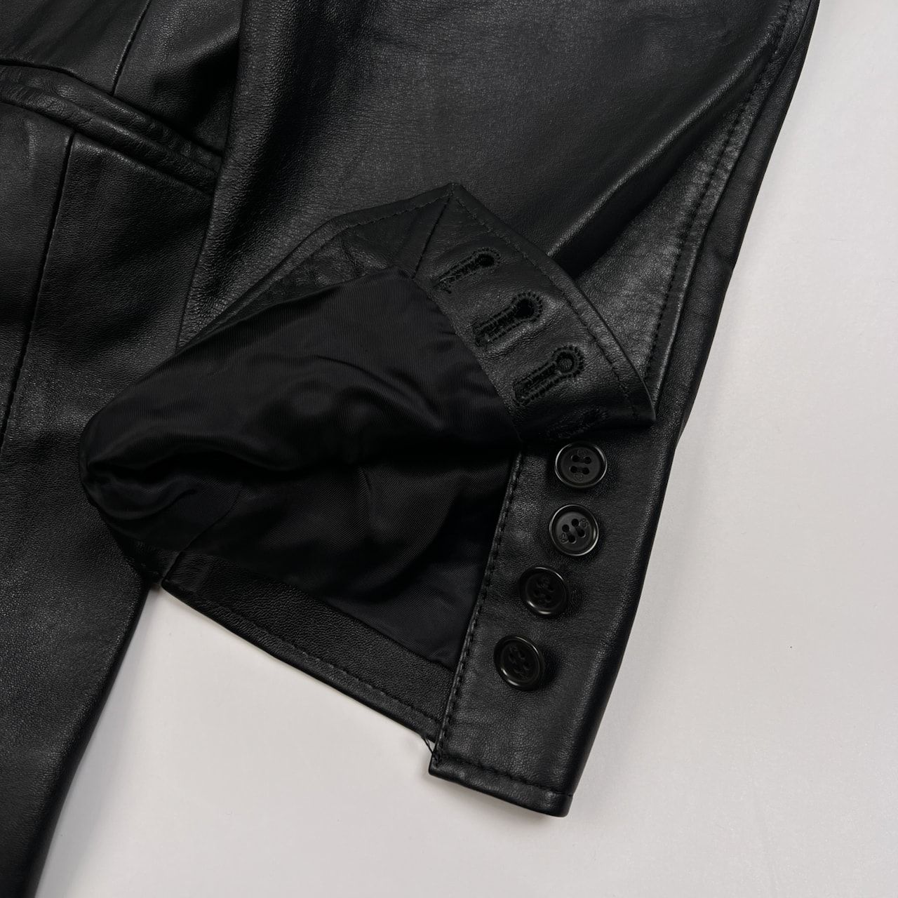 希少L / Paul Smith ポールスミス LONDON 本切羽 ラムレザー 3B 