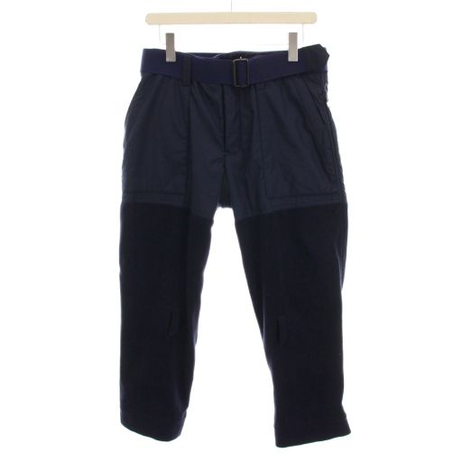 マウンテンリサーチ Mountain Research Mountaineer s Trousers ボンデージパンツ フリース切替 M 紺 ウエストポーチ付き MTR-2829 YM