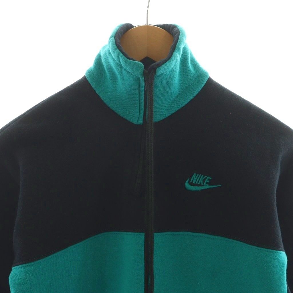 NIKE 90s スウェット トレーナー 刺繍ロゴ 銀タグ グリーン L NIKE ナイキ90s 銀タグ ロゴ刺繍スウェット 強化買取中！ - お宝