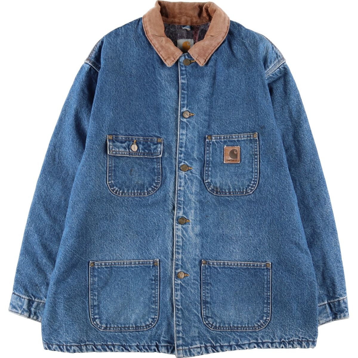 古着 90年代 カーハート Carhartt ミシガンチョアコート デニム
