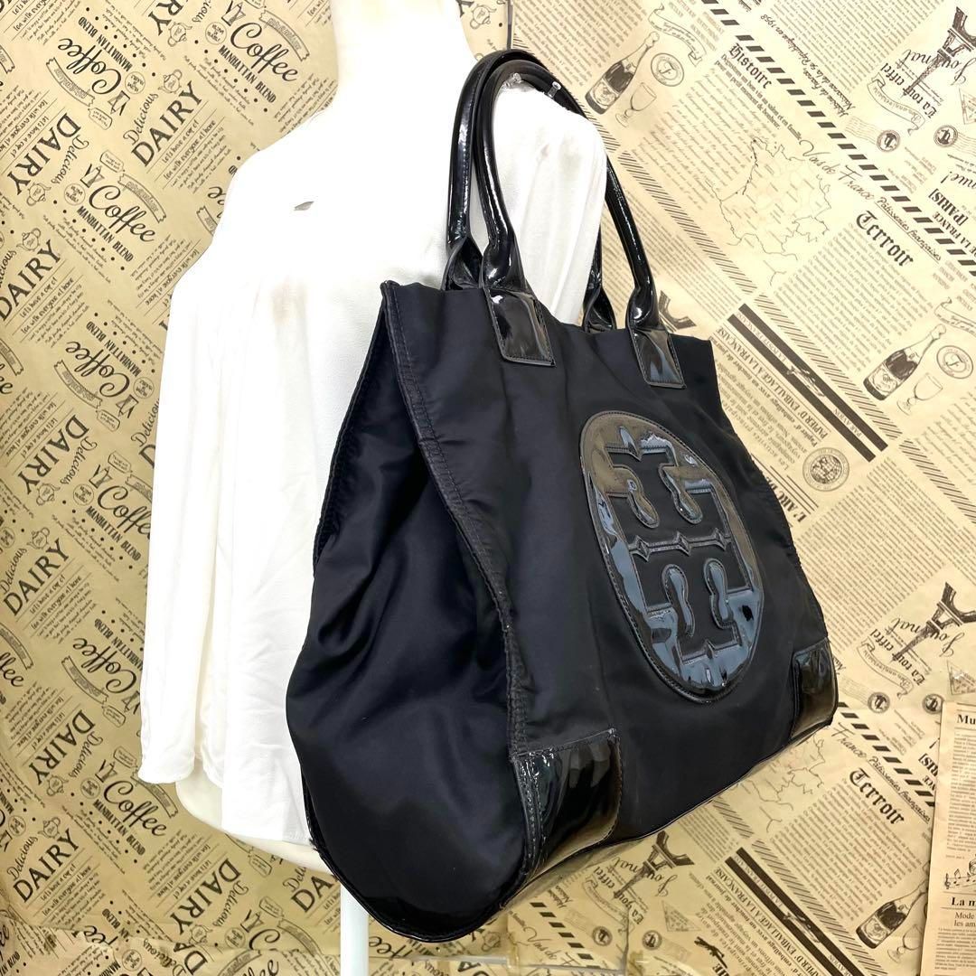 トリーバーチ ハンド トートバッグ エラ 黒 A4 ビジネスFX184 - メルカリ