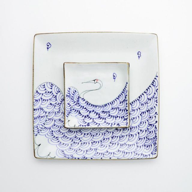 皿】kotohogi 正角皿 (大) | 波佐見焼 | 西海陶器 波佐見焼イラストや