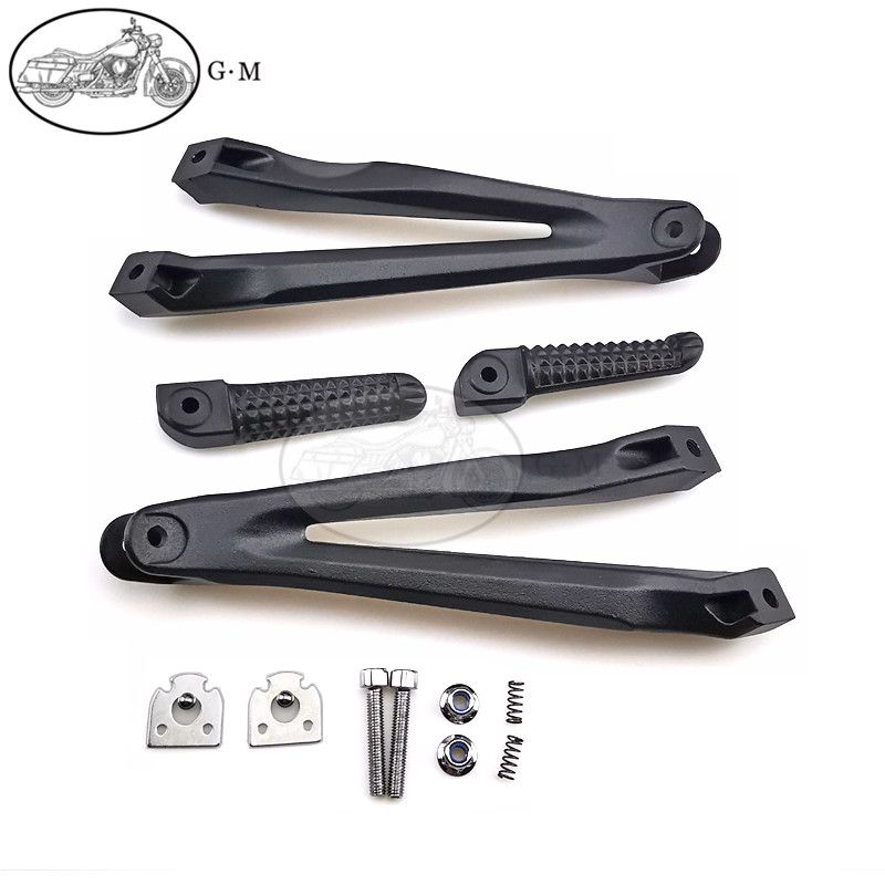 バイク 二輪 リアフットレスト フットペグ ブラケットセット ヤマハ YZF R1 YZF-R1 2004 2005 2006 2007 2008