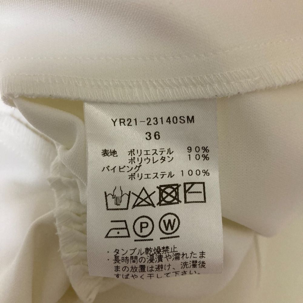 美品 23SS yori ヨリ ハーフスリーブティアードブラウス フレア