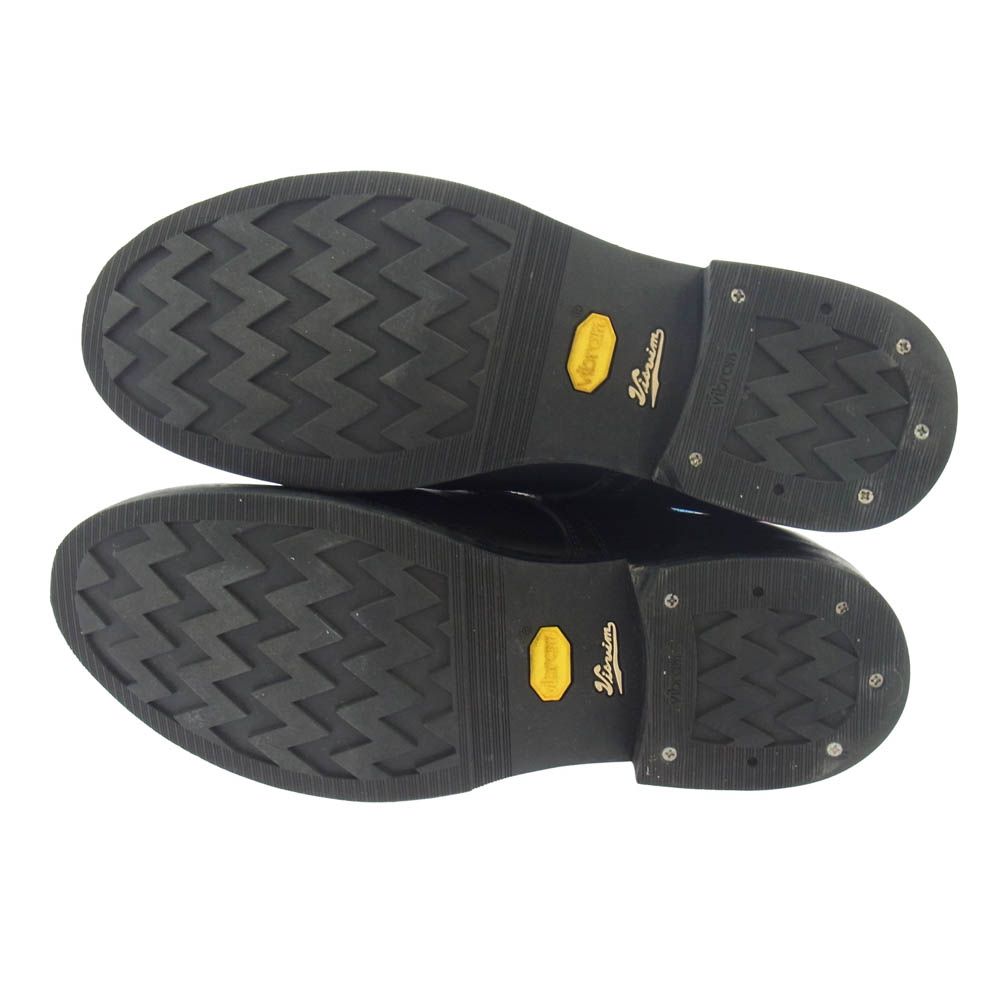 VISVIM ビズビム 24 AW GALVIN PLAIN TOE FOLK プレーントゥ シューズ ブラック系 US 9 5 その他 靴 メンズ