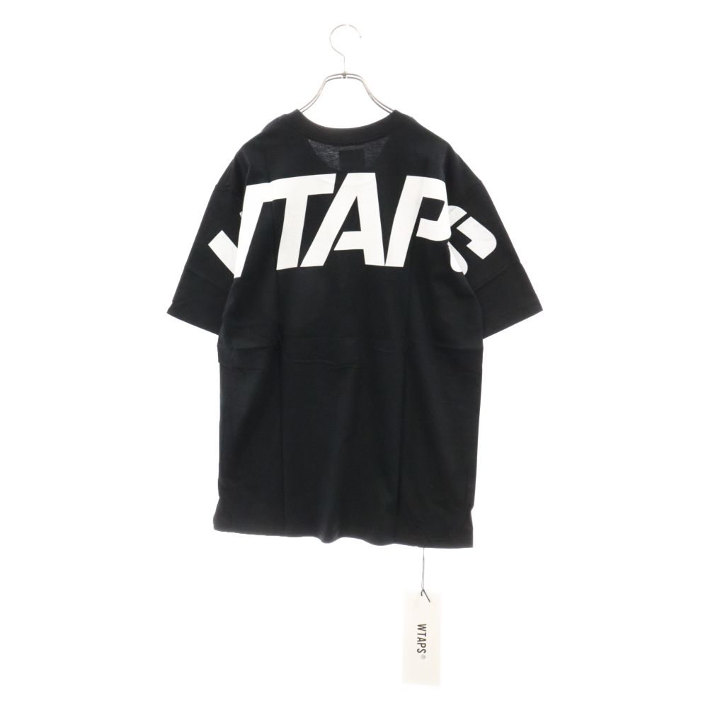 WTAPS (ダブルタップス) 20SS STENCIL TEE ステンシルロゴプリント 半袖Tシャツ カットソー ブラック 201PCDT-ST15S
