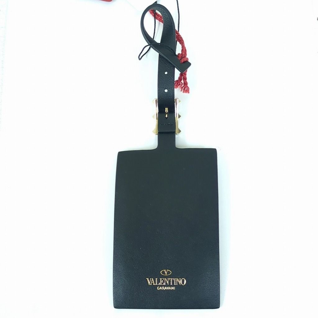 VALENTINO ヴァレンティノ　バゲージ タグ　ネームタグ レザーイタリア製 VALENTINO ヴァレンティノ バゲージ タグ ネームタグ レザー
