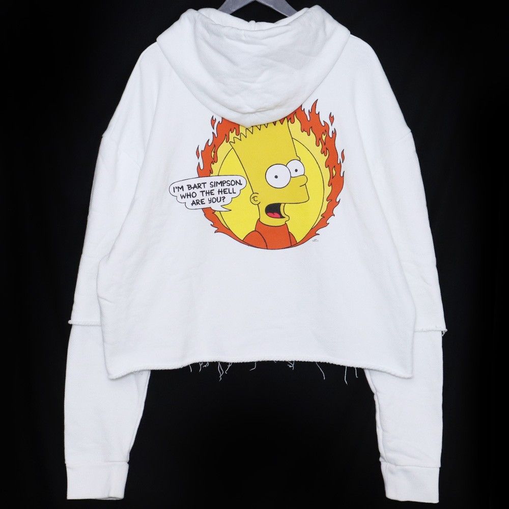 OFF-WHITE Bart Simpson Teenager Hoodie XLサイズ - メルカリ