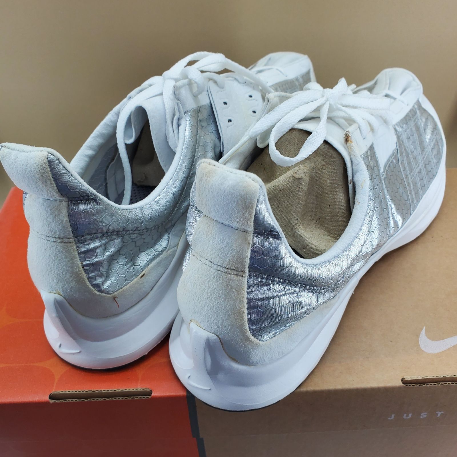 希少デッドストック】2002 NIKE SILVER FISH 【304279-101】US9