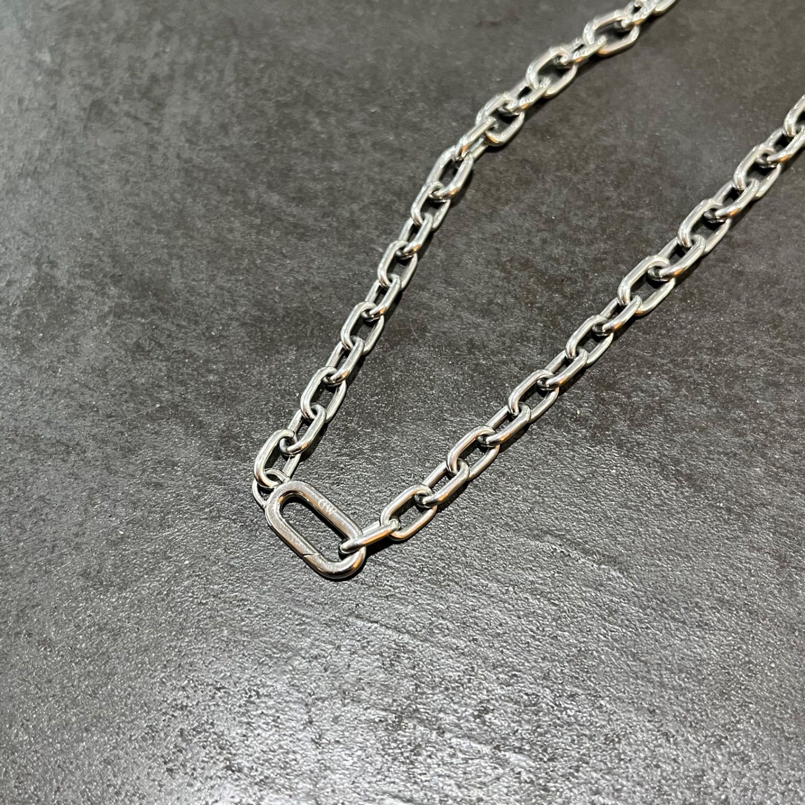 ダニエルウェリントン★ネックレス★シルバー系★美品 CRYSTAL LINK NECKLACE レディースネックレス ローズゴールド