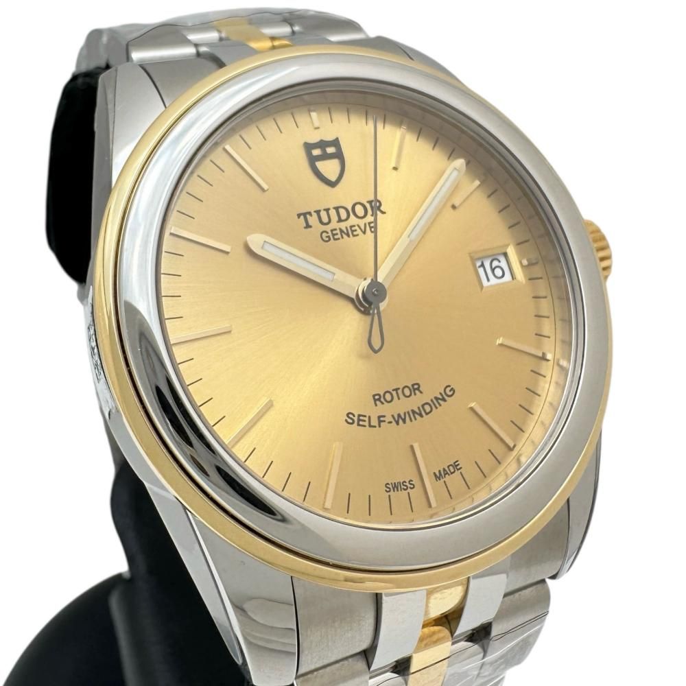 TUDOR|チューダー|チュードル グラマー デイト 55003 箱|保あり 腕時計 ステンレススチール|YG 自動巻き|オートマ シャンパン文字盤|シルバーゴールドコンビベルト メンズ