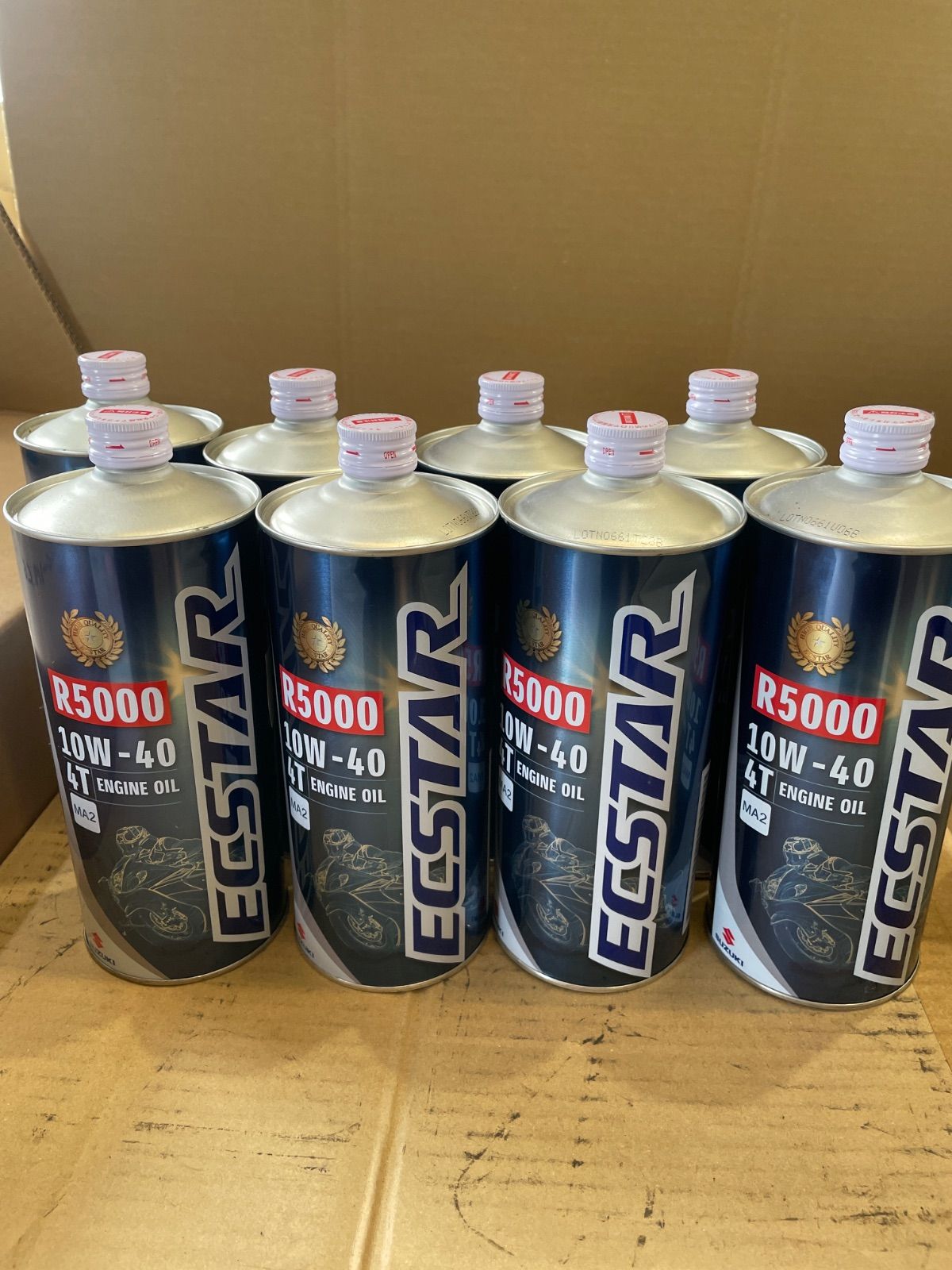 スズキ･エクスターR5000 MA2 10W-40 1L 8本セット