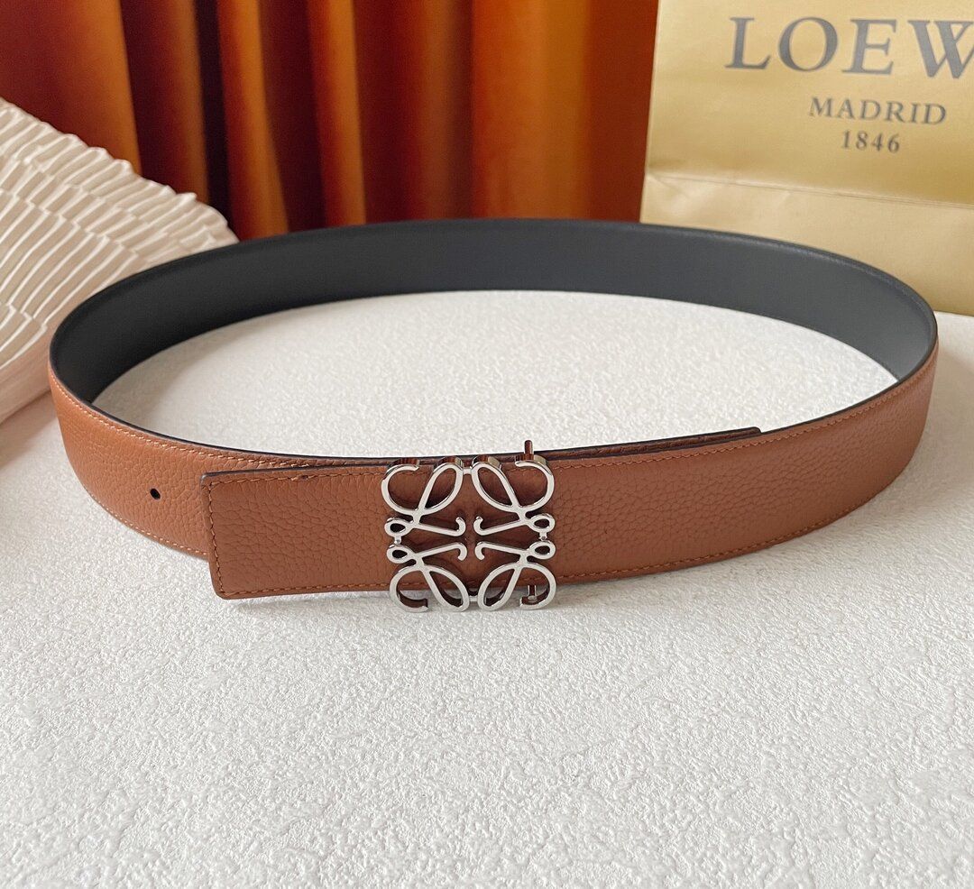 loewe ロエベ リバーシブル ベルト メンズ サイズ 105 ベルト幅4cm 