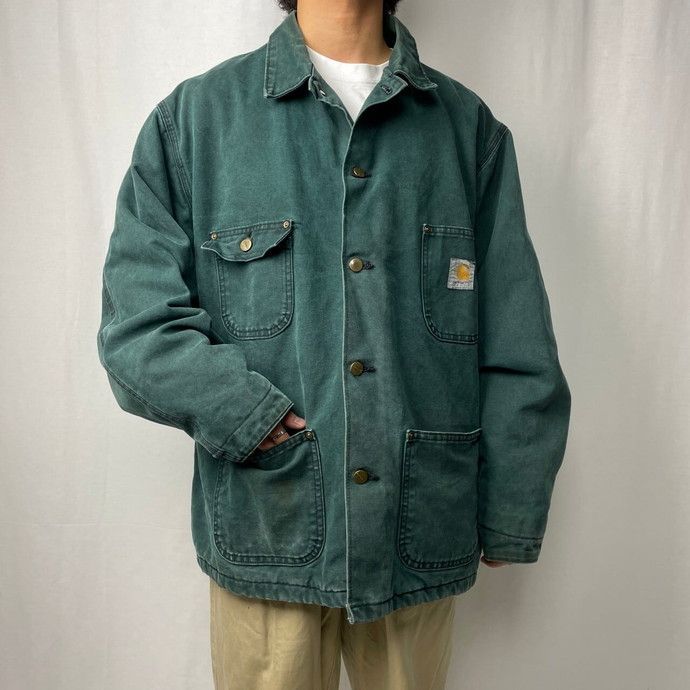 80年代 USA製 Carhartt カーハート ダック地 ミシガンチョアコート