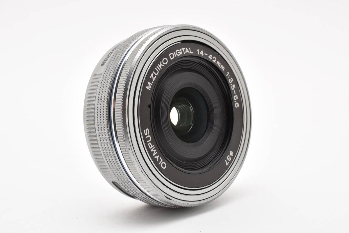 OLYMPUS電動パンケーキレンズ M.ZUIKO 14-42mm silver オリンパス 電動