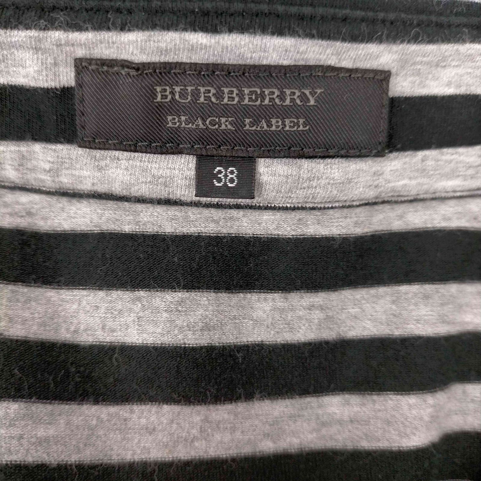 BURBERRY バーバリー ブラックレーベル ブラック ポロシャツ 38 - 通販