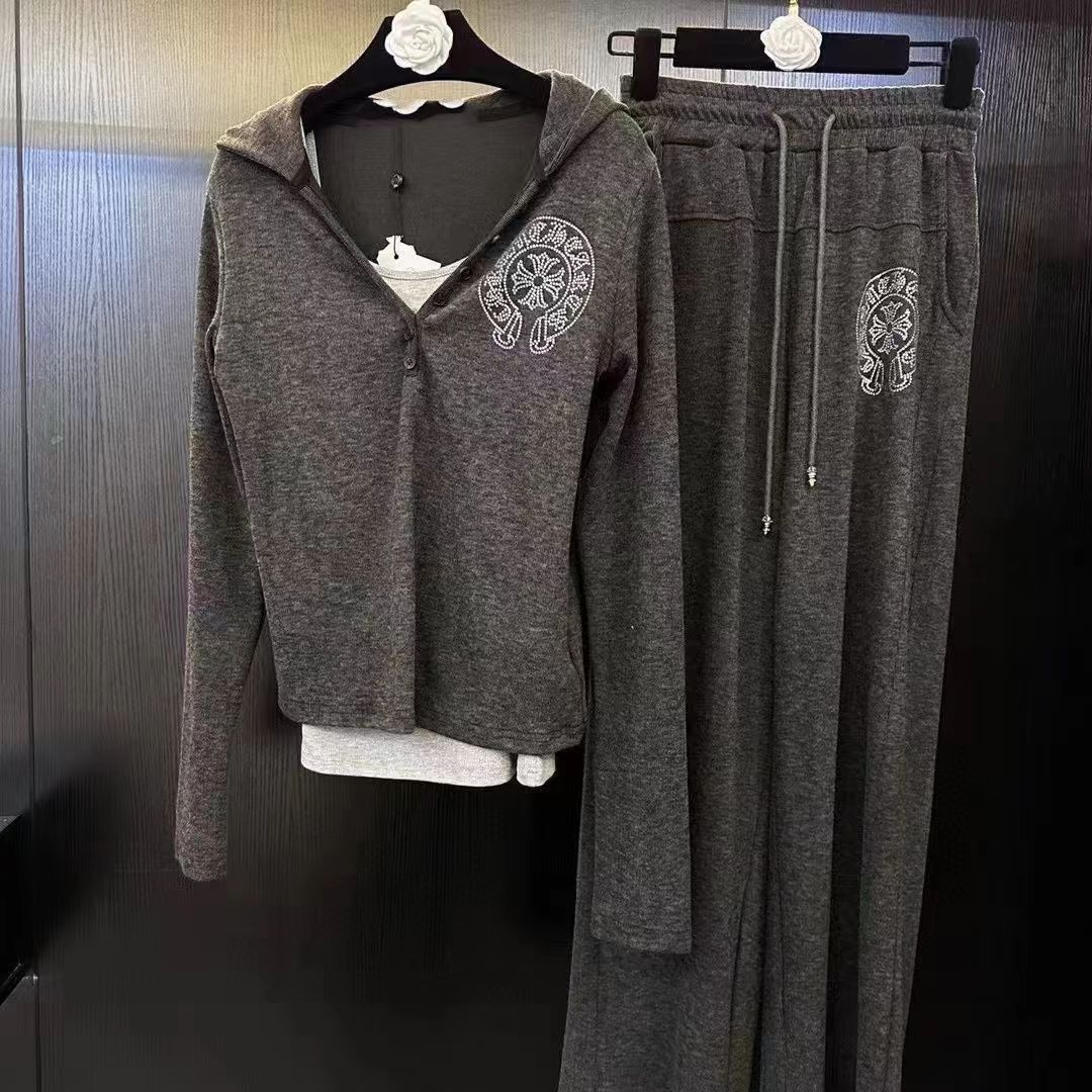 新品 Chrome Hearts クロムハーツ パーカースーツ 3点セット