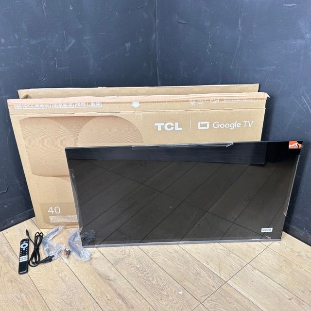 展示品 TCL チューナーレステレビ 【中古】動作保証 40V 40S54J 2023年製 家電製品 ブラック 062083/20821