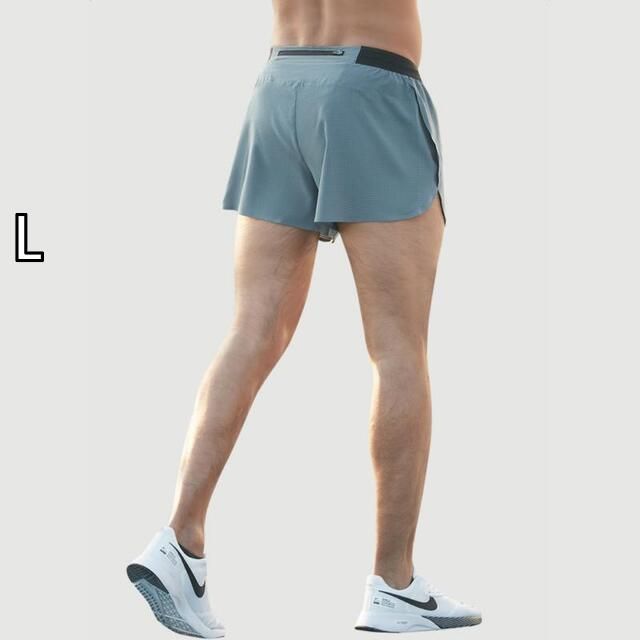 [L ]メンズ ファッション 服 男性用 オシャレ シンプル 大人 かっこいい ストリート スポーツ パンツ 速乾 プロ マラソン ランニング フィットネス スクワット ハーフ 